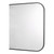 Firuz Square Mirror Thin Matt Black Frame 60 X 60cm