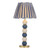 Bobble Table Lamp Persian Blue and Brushed Brass Base Only