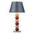 Bobble Table Lamp Strawberry and Brushed Brass Base Only