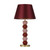 Bobble Table Lamp Strawberry and Brushed Brass Base Only