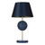 Bodkin Table Lamp Gloss Persian Blue and Matt Coconut Base Only