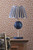 Bodkin Table Lamp Gloss Persian Blue and Matt Coconut Base Only