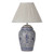 Flora Table Lamp Blue With Shade