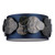 Planet 4 Light Semi-Flush Ceiling Light Black/Gold
