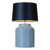 Tidal Table Lamp Blue Ceramic Base Only