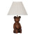 Walter Table Lamp Hand Painted Wood Effect Base Only