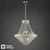 Osborne House 12 Light Chandelier Polished Nickel and Crystal