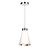 Hyde Single Pendant Polished Chrome and Bespoke