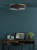 Alvaro 3 Light Flush Antique Bronze With Brown Shade