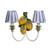 Limon 2 Light Wall Light Yellow and Coconut Bracket Only
