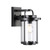 Solent Outdoor Wall Light Black and Glass