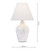 Laura Ashley Pussywillow Table Lamp Cream Ceramic With Shade (Twin Pack)