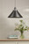 Laura Ashley Rufus Grande Pendant Industrial Nickel
