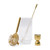 The Renley Bar Tool Set - Jigger, Strainer, Spoon, and Beaker by Here's How