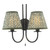 Becca 2 Light Wall Light Matt Black and Green With Shade Becca 2 Light Wall Light Matt Black and Green With Shade