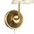 Erika Wall Light Antique Bronze and Amber Glass Erika Wall Light Antique Bronze and Amber Glass