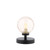 Esben Touch Table Lamp Matt Black With Twisted Amber Glass Esben Touch Table Lamp Matt Black With Twisted Amber Glass