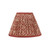 Esther Red Cotton Empire Shade 25cm Esther Red Cotton Empire Shade 25cm
