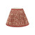 Esther Red Cotton Empire Shade 25cm Esther Red Cotton Empire Shade 25cm