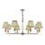 Favian 8 Light Pendant Matt Bronze With Shade Favian 8 Light Pendant Matt Bronze With Shade