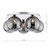 Foley 5 Light Flush Polished Chrome With Smoked Dimpled Glass Foley 5 Light Flush Polished Chrome With Smoked Dimpled Glass
