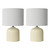 Gigi Twin Pack Table Lamp Cream With Shade Gigi Twin Pack Table Lamp Cream With Shade