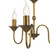 Lydian 3 Light Pendant Antique Bronze Fitting Only