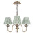 Lydian 3 Light Pendant Antique Bronze With Shade