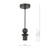 1 Light Matt Black E27 Suspension 1 Light Matt Black E27 Suspension