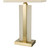 Tokori Table Lamp Alabaster and Brushed Gold With Shade