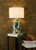 Filip Table Lamp Green Ceramic With Shade