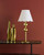 Tilda Table Lamp Satin Gold With Shade