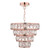 Yvella Pendant Polished Copper and Crystal
