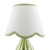Aimee Twin Pack Table Lamp Green Ceramic With Shade