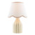 Aimee Twin Pack Table Lamp Taupe Ceramic With Shade