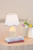 Aimee Twin Pack Table Lamp Taupe Ceramic With Shade