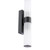 Lars 2 Light Bathroom Wall Light Matt Black and White Frosted Acrylic IP44