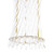 Loire Wall Light Natural Brass and Glass