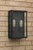 Mazin 2 Light Outdoor Wall Light Matt Black and Glass IP44