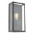Mazin Outdoor Wall Light Matt Black and Glass IP44