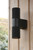 Obi 2 Light Outdoor Wall Light Matt Black IP54