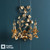 Audley End 2 Light Wall Light Gold Leaf