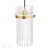 Eltham 3 Light Bar Pendant Antique Gold and Glass