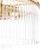 Eltham 4 Light Pendant Antique Gold and Glass