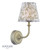 Apsley Rechargeable Wall Light Matt Antique Brass With Shade LED
