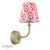 Apsley Rechargeable Wall Light Matt Antique Brass With Shade LED