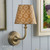 Apsley Rechargeable Wall Light Matt Antique Brass With Shade LED