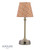 Apsley Rechargeable Table Lamp Matt Antique Brass With Shade LED
