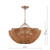Braywick 3 Light Pendant Satin Bronze and Rattan shade