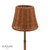 Elcot Rechargeable Table Lamp Satin Bronze With Rattan Shade LED